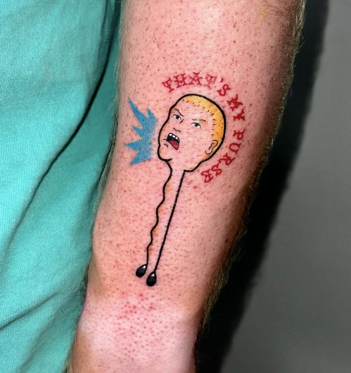 Color tattoo by Maggie